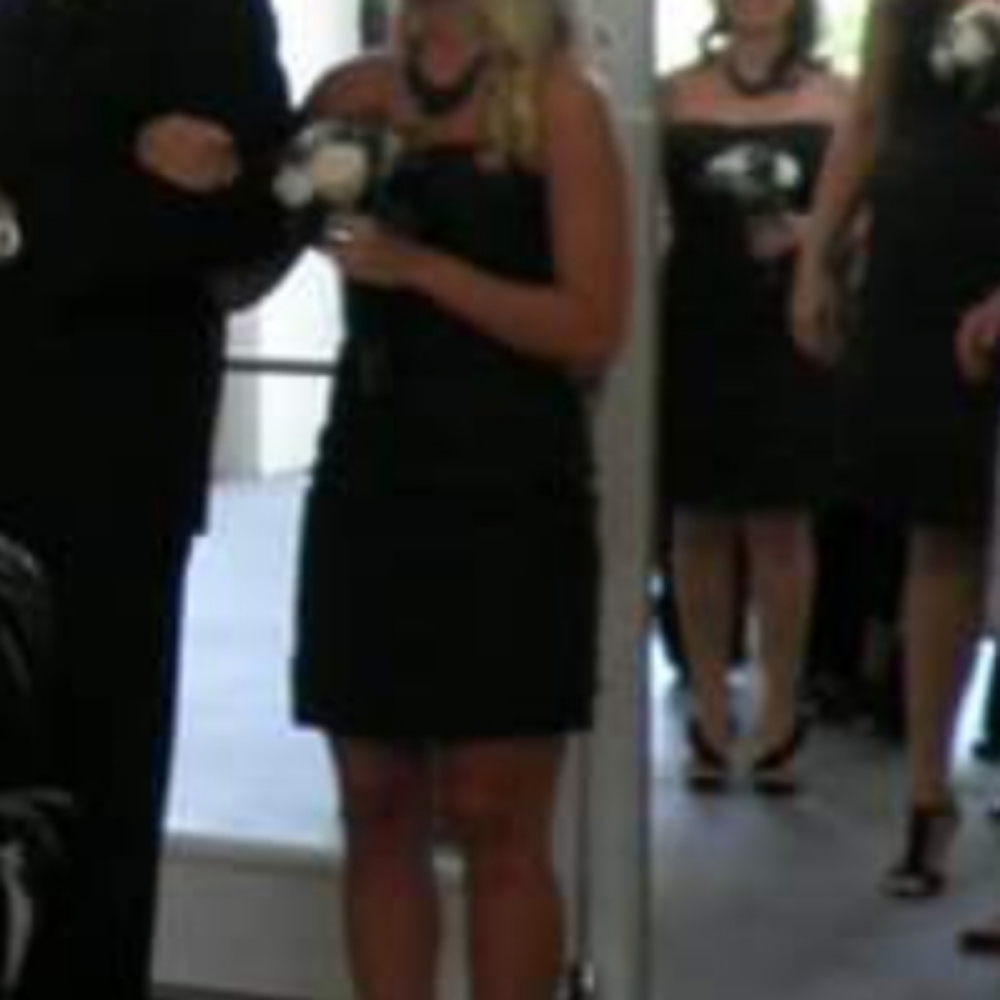 Black cocktail dress